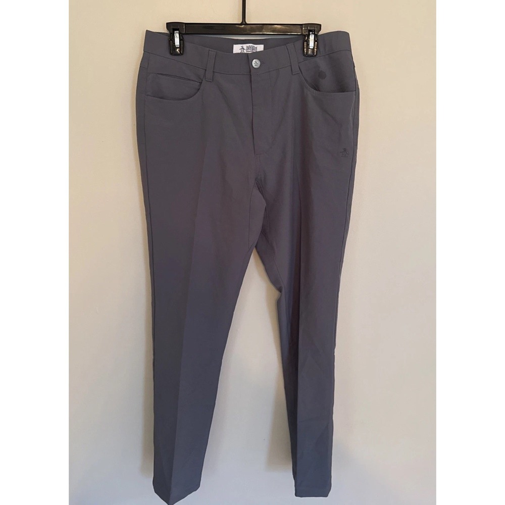 Penguin Munsingwear Golf Pants Mens 32x31 Gray Straight Leg